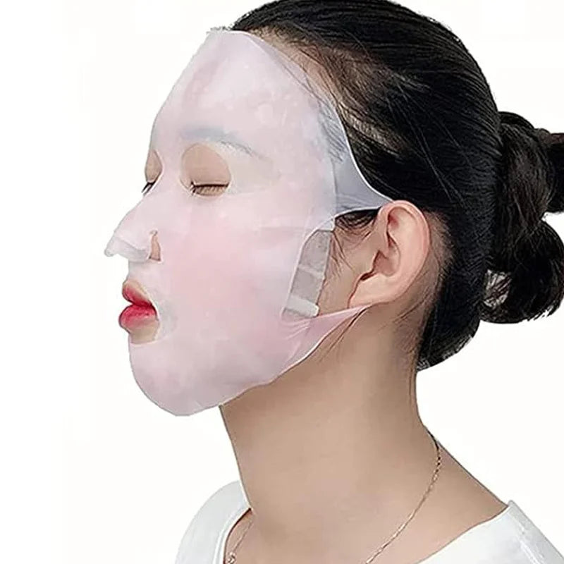 1pc Reusable Silicone Face Mask Moisturising Beauty Face Mask Cover Skin Care Reusable Silicone Face Mask Holder for Masks