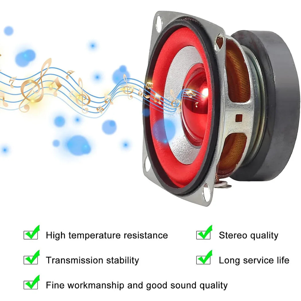 4Ohm 5W Full Range Audio Speaker Stereo Woofer Loudspeaker for Arduino Replacement