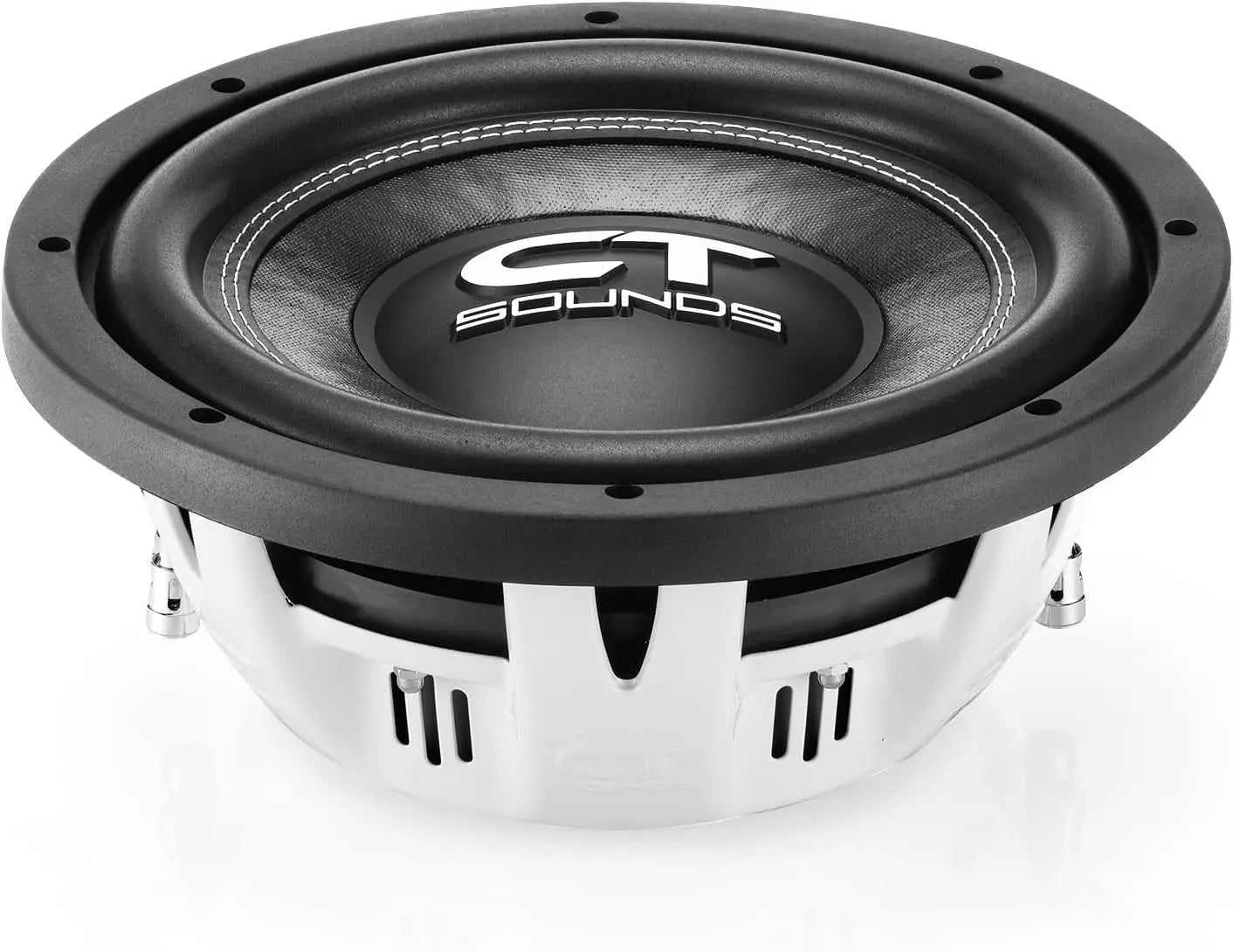10-Inch Dual 2-Ohm Shallow Mount Car Subwoofer, 1000W Max Power for Enhanced Bass