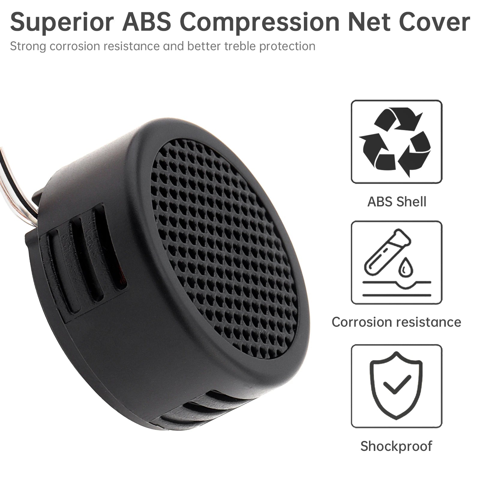 4pcs 500W High Efficiency Mini Dome Tweeter High Frequency Car Audio System Speakers
