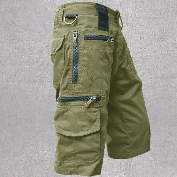 2025 New Men's Shorts Loose Large Multi Pocket Work Clothes Summer Cotton Comfortable Nickel Shorts Outdoor Leisure Sports