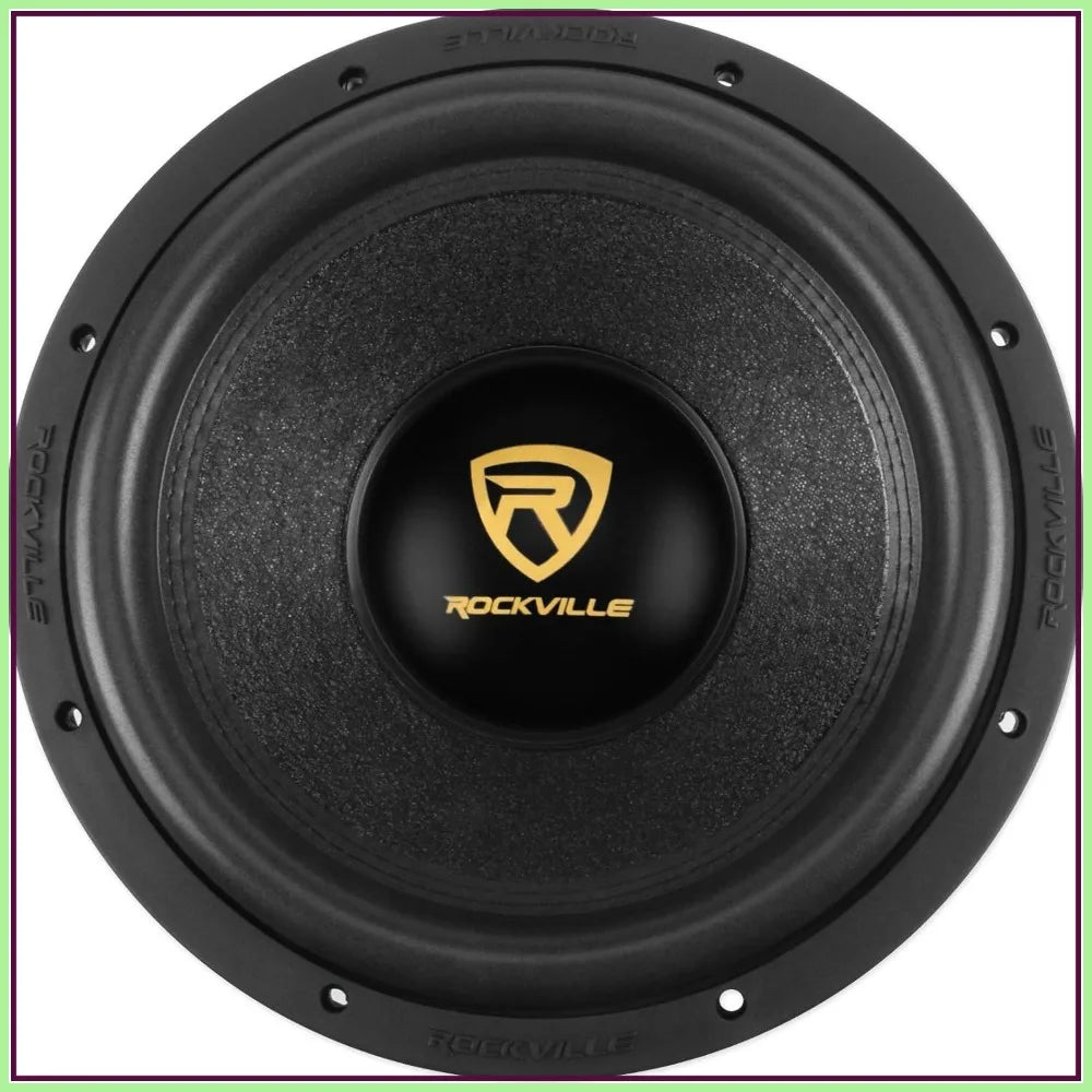 12" 4000W Peak/1000W RMS Dual 4-Ohm Car Subwoofer, Ultra-Stiff Cone, Double-Stacked Magnet for Deep Bass